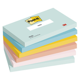 Viestilappu Post-it Beachside värilajitelma 76x127mm 6 lehtiötä / pkt