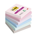 Viestilappu Post-it Super Sticky 76x76mm soulful 6 lehtiötä / pkt