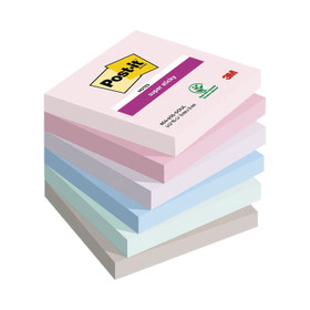 Viestilappu Post-it Super Sticky 76x76mm soulful 6 lehtiötä / pkt