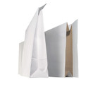 Näytepussi 25x43x7cm tarrasuljenta valkoinen  100 kpl/ltk