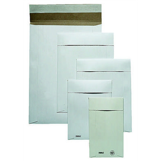 Kartonkikuori KK5 250x350mm tarra valkoinen / 10 kpl