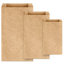 Paperipussi mini 270x150x70mm ruskea  500 kpl