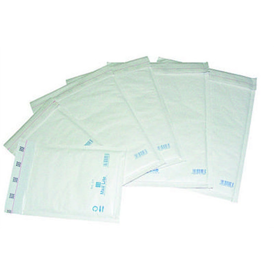 Kuplapussi D/1 18x26,5cm sisämitta valkoinen  10 kpl/pkt