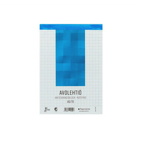 Avolehtiö A5/70 7X7 perforoitu 10 kpl/pkt