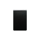 Taskulehtiö muovikansi A6/50 musta  10 kpl/pkt