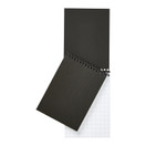 Taskulehtiö muovikansi A6/50 musta  10 kpl/pkt