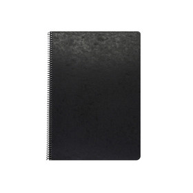 Kierrevihko A4/80 pahvikantinen musta  5 kpl/pkt