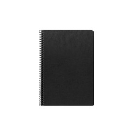Kierrevihko A5/80 pahvikantinen musta  5 kpl/pkt