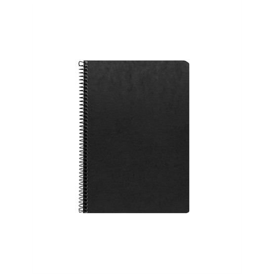Kierrevihko A5/80 pahvikantinen musta  5 kpl/pkt