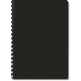 Kierrevihko A5/80 muovikantinen musta  5 kpl/pkt