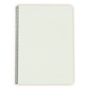 Kierrevihko A4/80 muovikantinen valkoinen 5 kpl/pkt