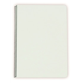 Kierrevihko A4/80 muovikantinen valkoinen 5 kpl/pkt