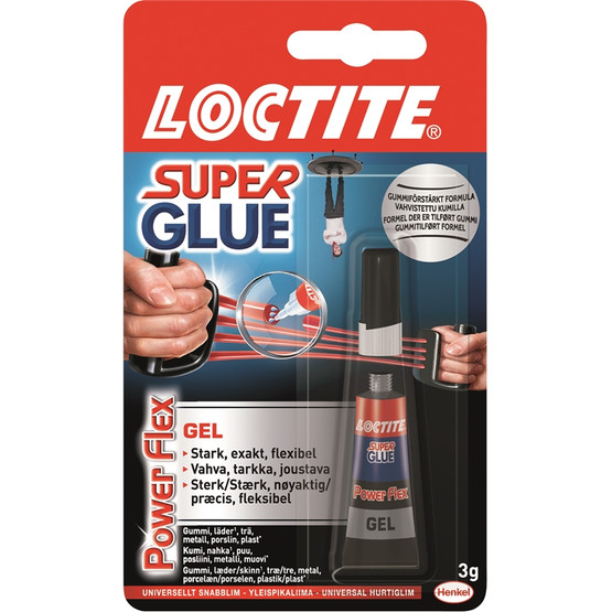 Pikaliima Loctite Super Glue geeli 3g  6 kpl/pkt