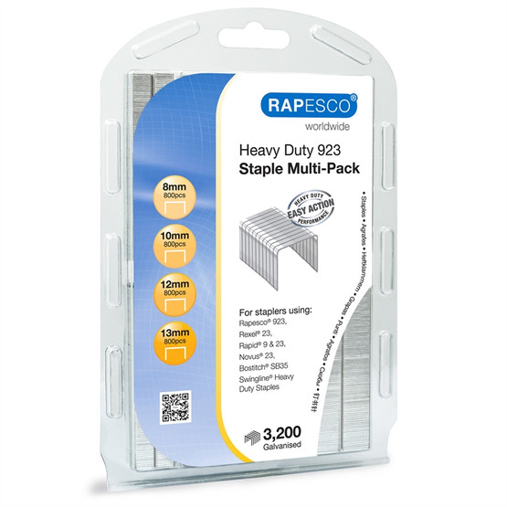 Nitomanasta Rapesco heavy duty (9)23 monikokopakkaus 3200 kpl