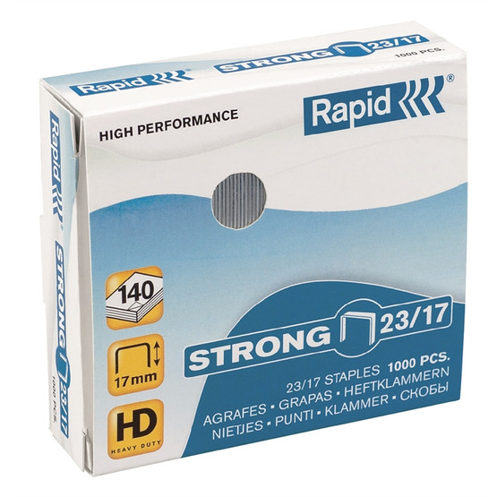 Nitomanasta Rapid strong 23/17 1000 kpl galvanoitu  5 ras/pkt