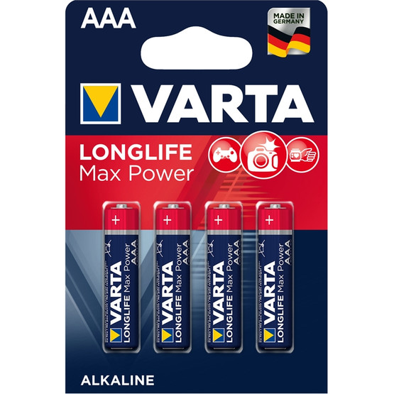 Paristo Varta Longlife Max Power AAA LR3 / 4 kpl