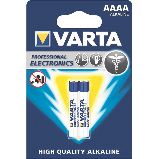 Paristo Varta Prof alkali AAAA LR61 / 2 kpl