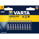 Paristo Varta Longlife AAA LR03 / 10 kpl