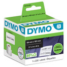 Tarra Dymo LW 54x101 mm saate/nimi 220 tarraa