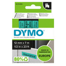 Tarrakasetti Dymo D1 45019 12mm vihreä/musta 
