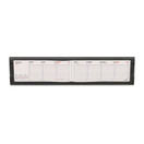 Ajasto Memo kalenterin alusta musta