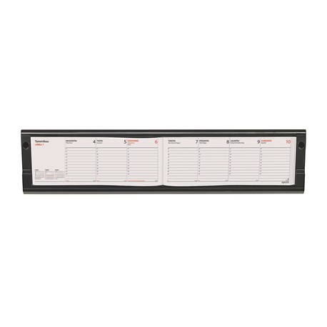 Ajasto Memo kalenterin alusta musta