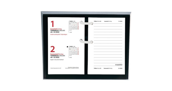 Ajasto Pöytäpäivyrin alusta musta