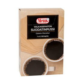 Kahvinsuodatinpussi 1x4 100kpl