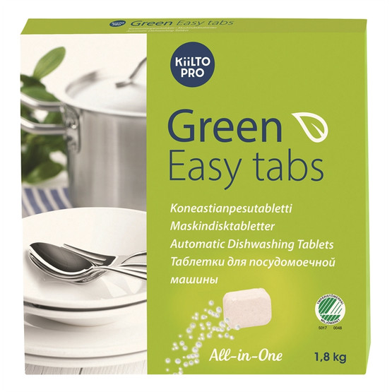 Konetiskitabletti Kiilto Green Easy Tabs 1,8kg / 100 