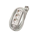 Jatkojohto Airam 3-os / 3m /45° maadoitettu valkoinen