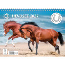 Ajasto seinäkalenteri Hevoset 2027