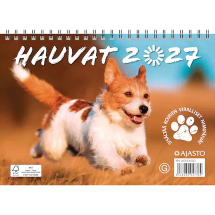 Ajasto seinäkalenteri Hauvat 2027