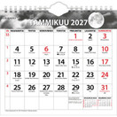 Ajasto seinäkalenteri Luna 2027