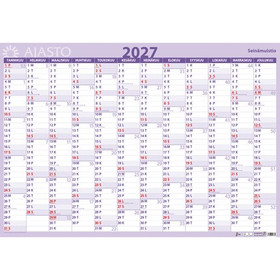 Ajasto seinäkalenteri Seinämuistio 2027