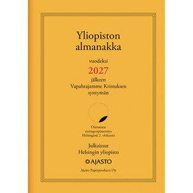 Ajasto pöytäkalenteri Yliopiston Almanakka A4 2027