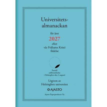 Ajasto Fickkalender Universitetsalmanackan A6 2027