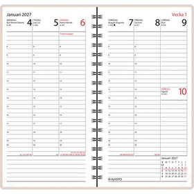 Ajasto Fickkalender Agenda svenskspråkig 2027