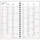 Ajasto Fickkalender Agenda svenskspråkig 2027