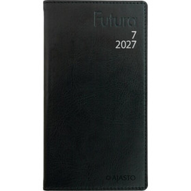 Ajasto taskukalenteri Futura 7 2027 musta