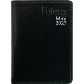 Ajasto taskukalenteri Futura Mini 2027 musta