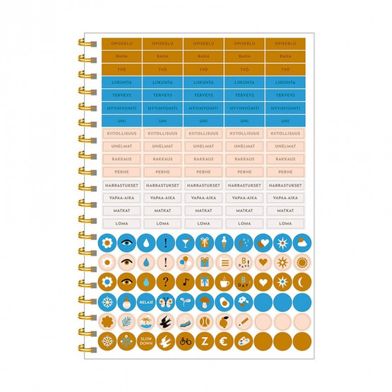 Ajasto pöytäkalenteri Harmony Planner 2027