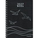 Ajasto pöytäkalenteri Wega Eko 2027 musta