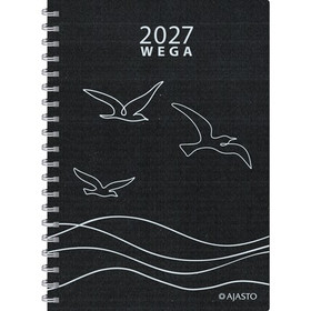 Ajasto pöytäkalenteri Wega Eko 2027 musta