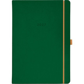Ajasto pöytäkalenteri Color A5 2027 tummanvihreä