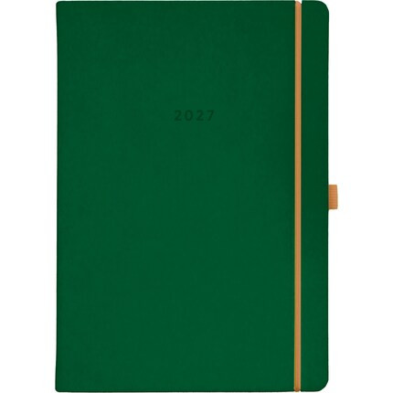 Ajasto pöytäkalenteri Color A5 2027 tummanvihreä