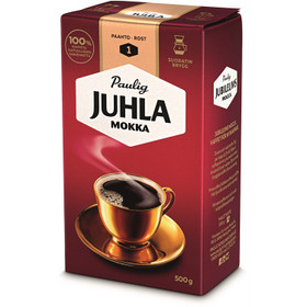 Kahvi Juhla Mokka suodatin jauhatus 500 g  12 pkt/ltk