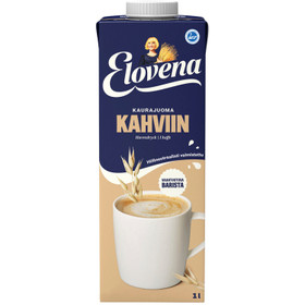 Kaurajuoma Elovena kahviin 1 litra   10 kpl/pkt