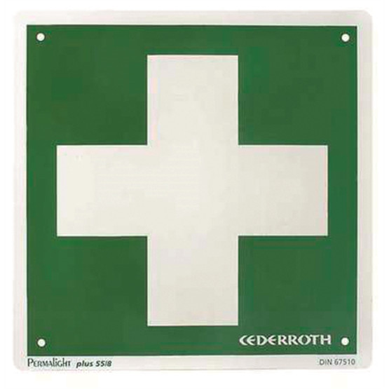 Opastekilpi risti kaksipuolinen