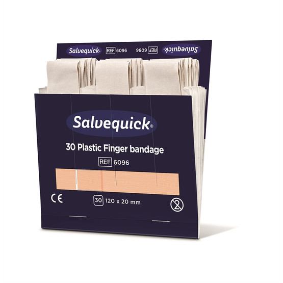 Kangaslaastari Salvequick pitkä kiinnitysteippi 6496   6x30kpl