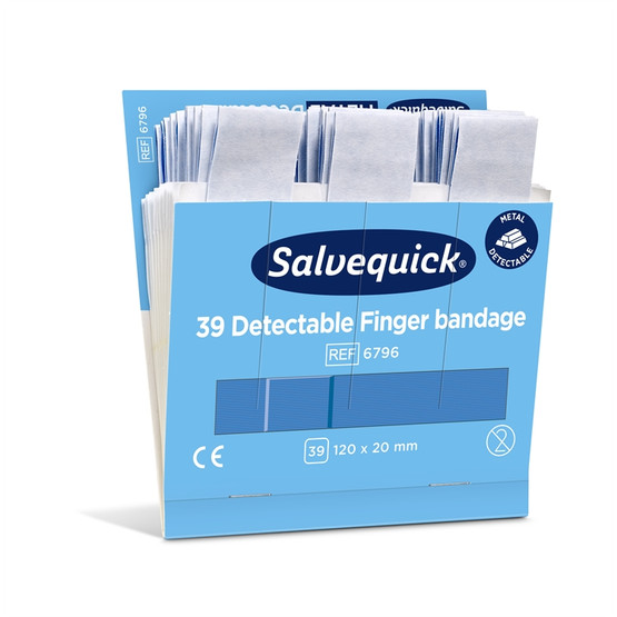 Muovilaastari pitkä kiinnitysteippi 6796 sininen   6 x 39 kpl 